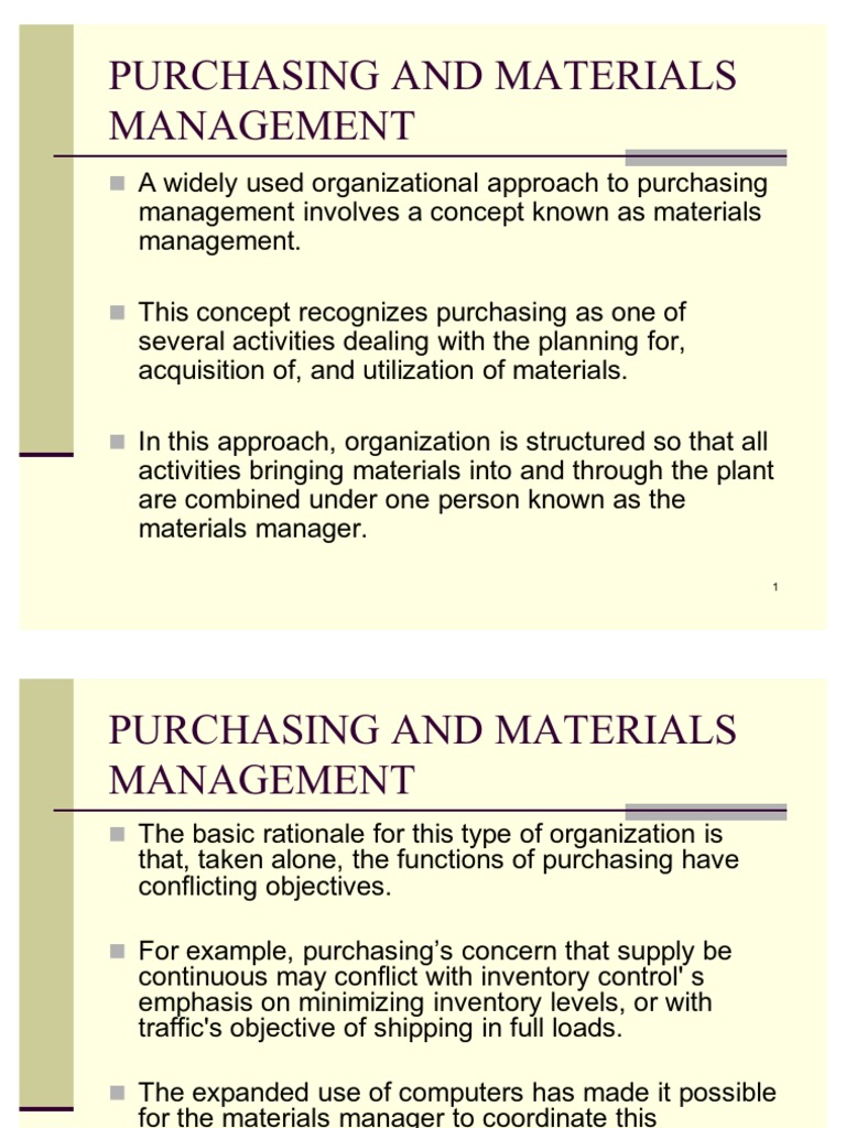 Purchasing Basics Overview | PDF