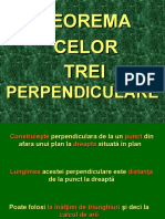 Teoremacelor 3 Perpendiculare