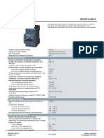 3RV20214EA10 Datasheet Es