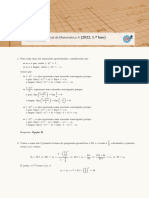 Correção Do Exame de Matemática A