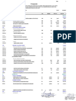 Presupuesto Actualizado