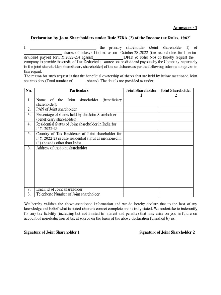 Annex Ure PDF Dividend Shareholders