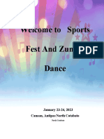 Sports Fest and Zumba Dance January 23-24