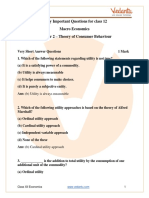 Important Questions For CBSE Class 12 Micro Economics Chapter 2