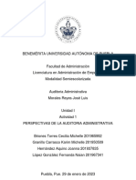 Actividad 1 Perspectivas de La Auditoria Administrativa