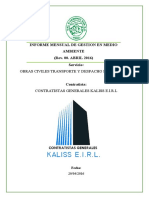 Informe Mensual de Medio Ambiente MARZO