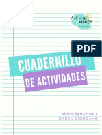 Cuadernillo de Actividades 1 5 7 Años