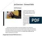 Fingerstyle Exercises - Forward Rolls | Hub Guitar