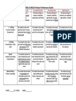 Assessment Rubric For Project