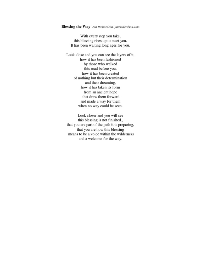 Blessing The Way Jan Richardson PDF