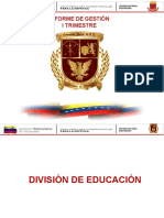 Informe Del I Trimestre Daa-12 Educacion