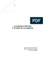 Fabula La Tentativa Del Leon y El Exito de Su Empresa