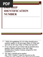 IMO SHIP IDENTIFICATION NUMBER (3)