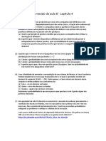 Exercícios Do Conteúdo Da Aula 8 Capítulo 4 - Com As Respostas