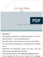 Five Year Plans and India's 12th Plan Goals