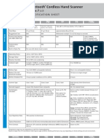 Socket Mobile CHS Series 7 Spec Sheet