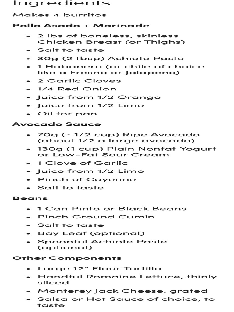 Chipotle's Pollo Asado Burrito Cheaper, Faster, Healthier Ethan PDF