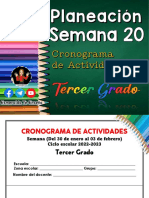 ?3° S20 PLANEACIÓN SEMANAL Esmeralda Te Enseña