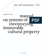Manual on Systems of Inventorying Immovable Cultural Property_Meredith H. Sykes