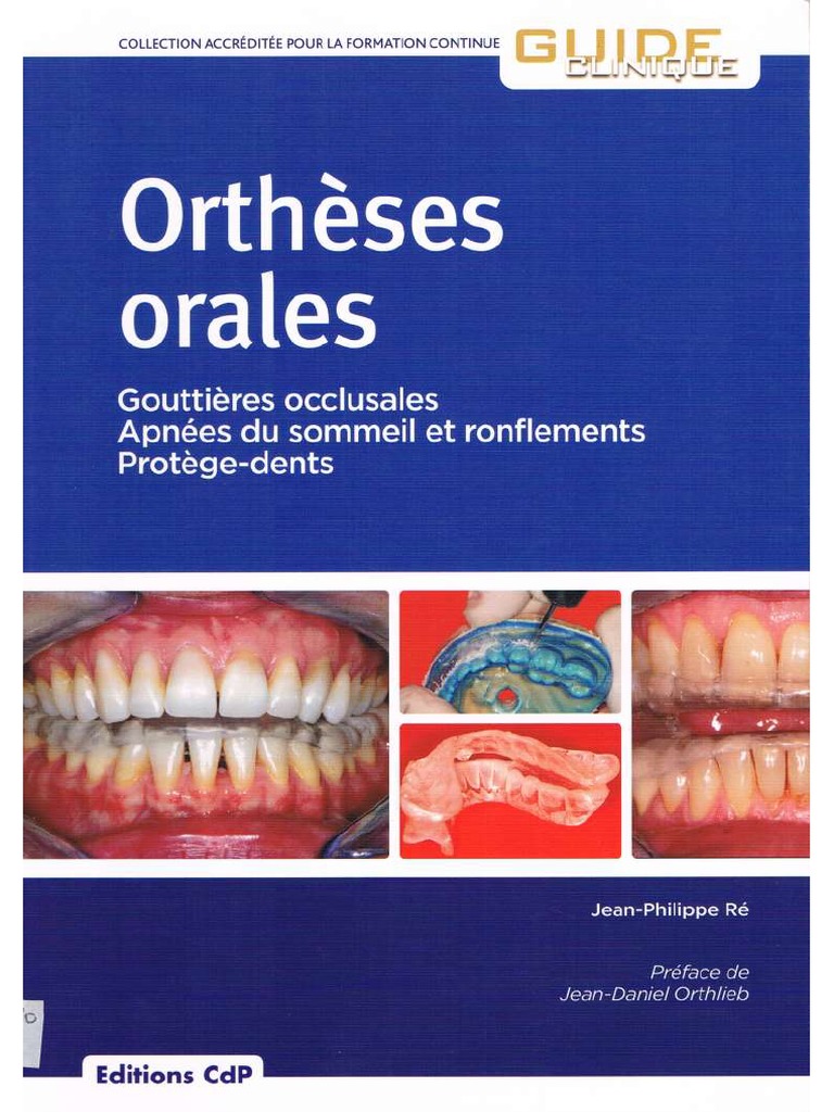 Orthèses Orales, PDF, Dentiste