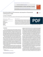 Fractal Description of Microstructures and Properties of Dynamically