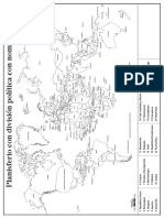 Mapa político mundial con nombres