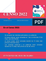 Censo 2022 Tareas Jefe de Radio