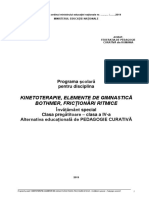 A11 - PC - IX.2.1 - Kinetoterapie Elemente de Gimnastica Bothmer Frictionari Ritmice