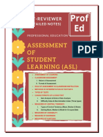 Assessment of Learning