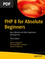 Jason Lengstorf, Thomas Blom Hansen, Steve Prettyman - PHP 8 For Absolute Beginners - Basic Website and Web Application Development-Apress (2022)