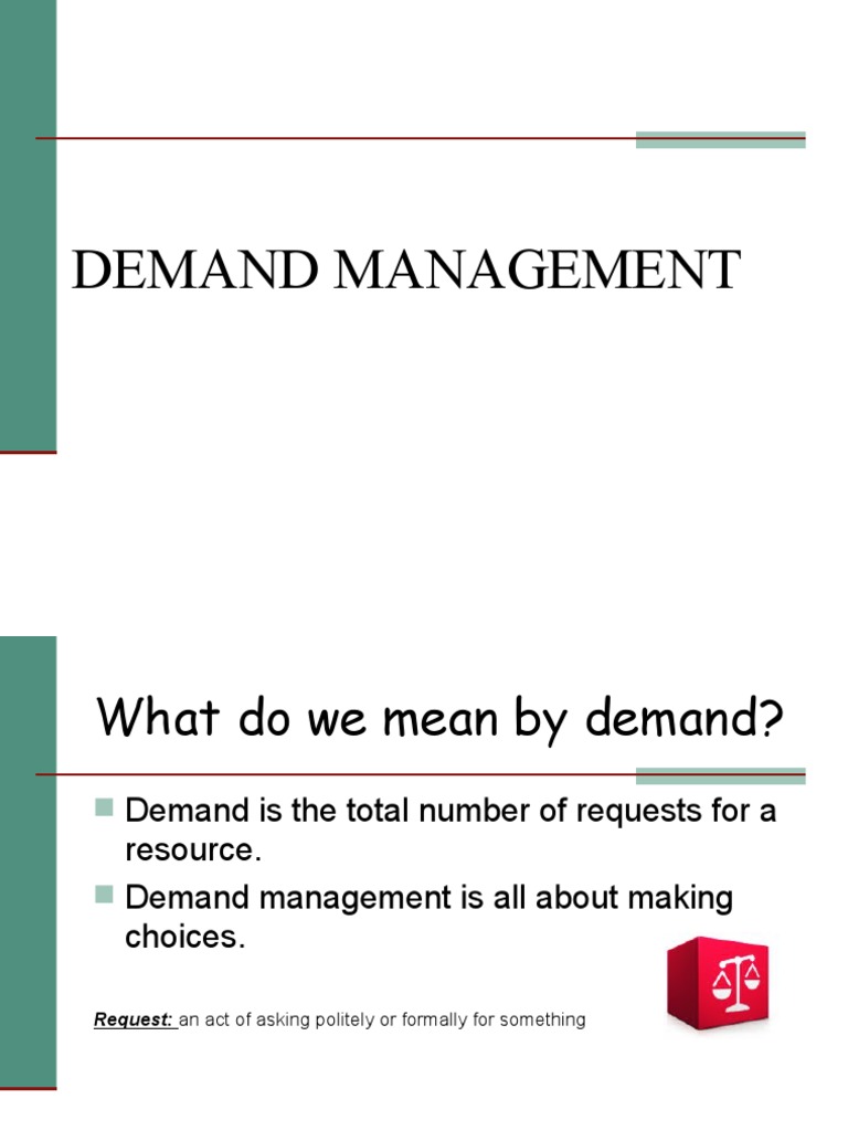Demand Management Strategies | PDF | Customer | Sales