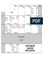 February Band Calendar PWMS 23