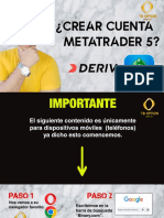 Crear Cuenta Metatrader 5