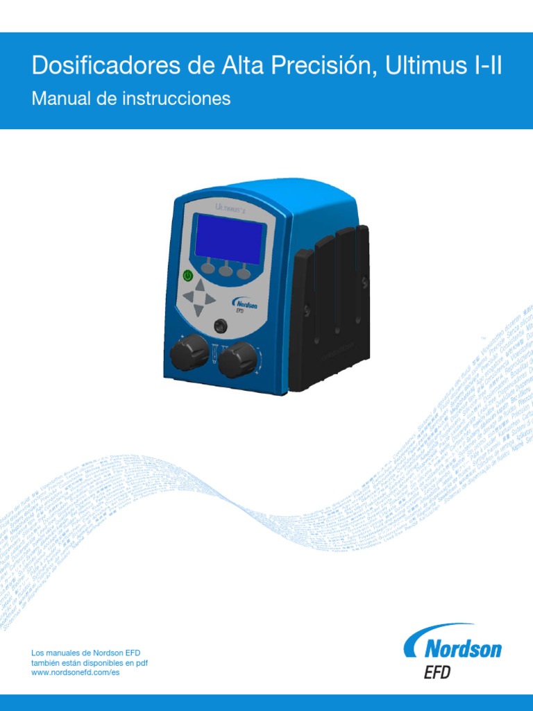 ES Nordson EFD Ultimus I-II Operating Manual | PDF | Hidrocarburos ...