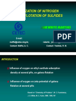Utilization of Nitrogen in the Flotaton of Sulfides
