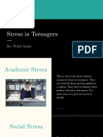 Causes and Solutions for Stress in Teenagers