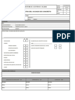 7-Registro Del Vaciado de Concreto