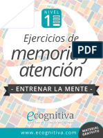 Ejercicios cognitivos guía estimulación mental