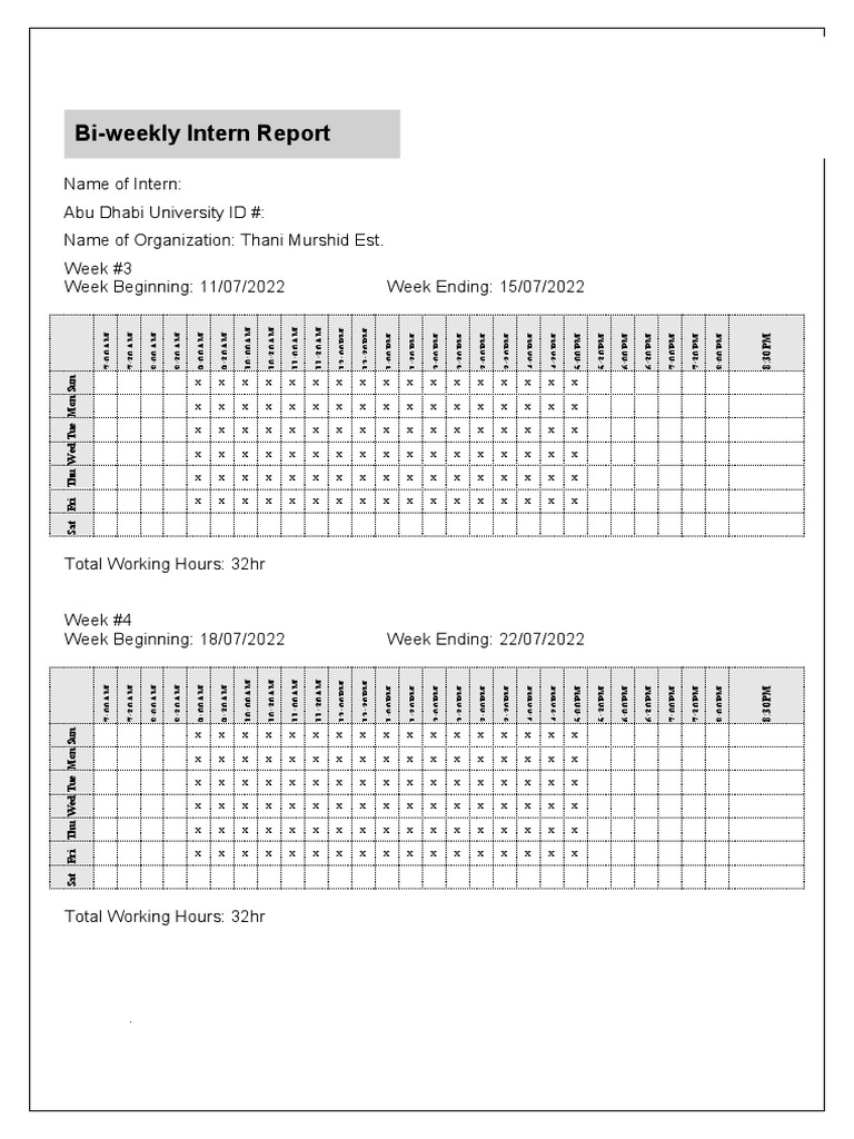Bi-weekly Internship Report Summary | PDF | Cognitive Psychology ...