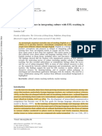 Teachers’ ambivalence in integrating culture with EFL teaching in Hong Kong