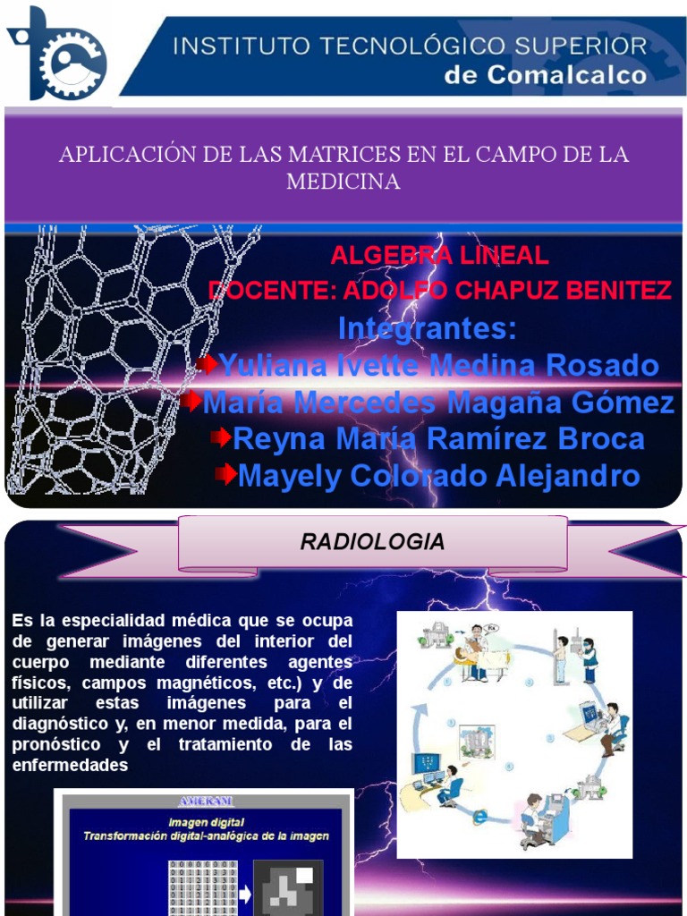 Aplicacion de Matrices en La Medicina. | PDF | Ct Scan | Tomografía