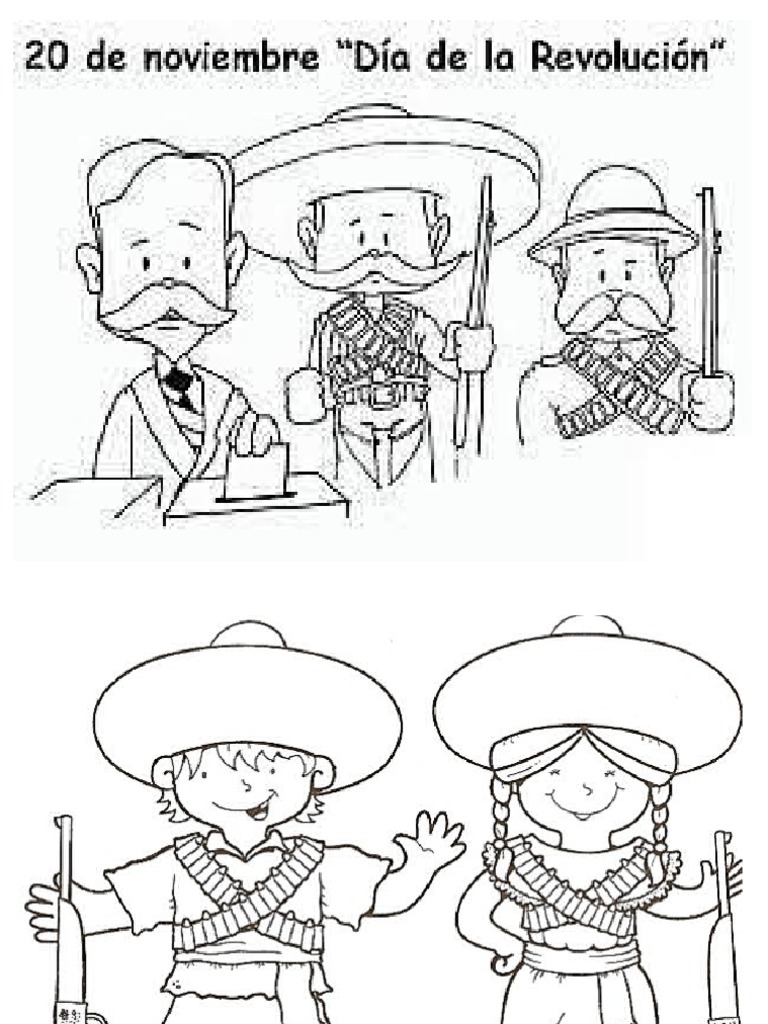 Actividad Del Dia de La Revolucion Mexicana PDF