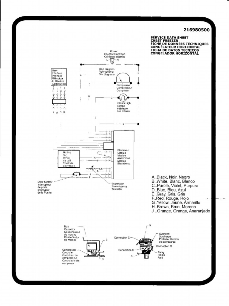 Kenmore Elite Chest Freezer Wiring Diagram PDF