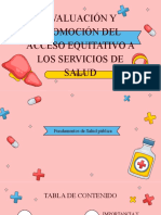 FESP 7 Evaluacion y Promocion Del Acceso Equitativo A Los Servicios de Salud