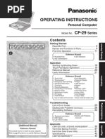 Panasonic Toughbook CF-29 Manual