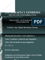 Topografia y Geodesia