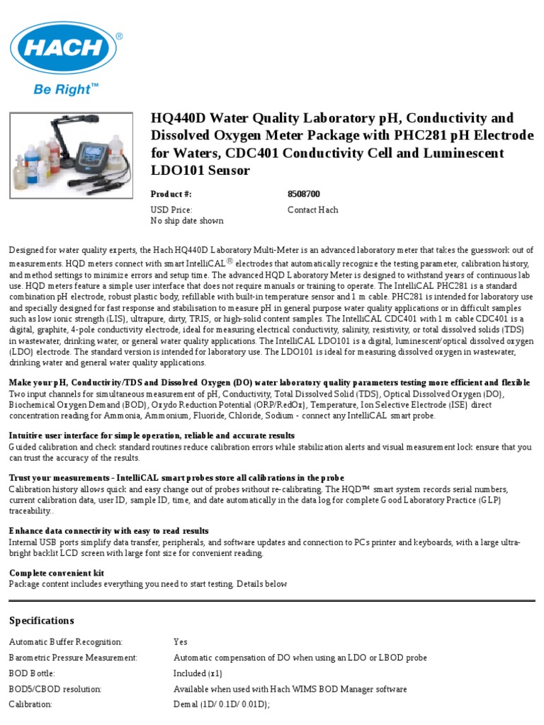 8508700 | PDF | Ph | Calibration