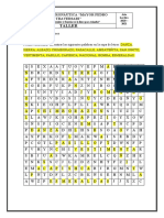 Sopa de Letras DECIMO