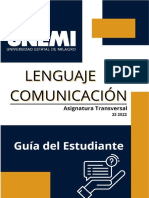 Guia Estudiante - Lenguaje y Comunicación