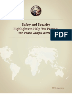 Safety and Security Highlights To Help You Prepare For Peace Corps Service - PC/SS August 2011